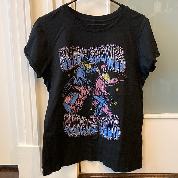 Recycled Karma Tops - Recycled Karma Black Crowes World Tour T-Shirt Distressed Tee Size Medium M